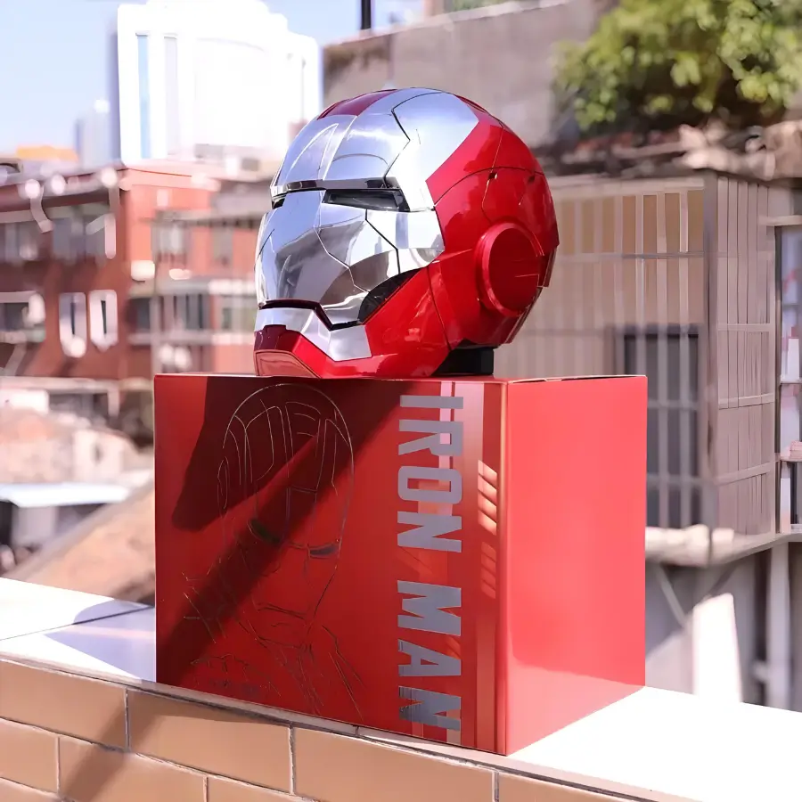 autoking iron man helmet